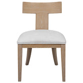 Idris Armless Chair, Natural - Hedi's Furniture